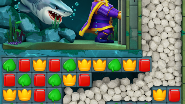 ロイヤルマッチ（Royal Match)のゲーム画面